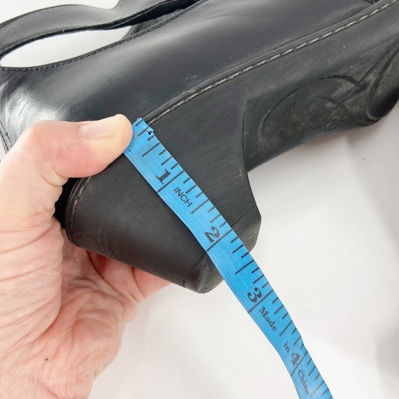 Dansko Black Bonita Cutout Back Zip Block Heel Booties Size EU 41 - Picture 12 of 14